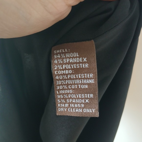 J.McLaughlin Women's Size 6 Sheath Dress Plaid Wool Blend Sleeveless Pockets Zip - Picture 11 of 15